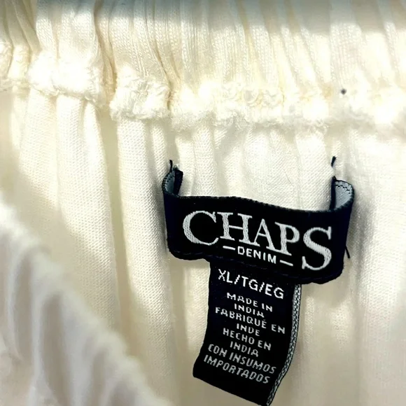 Chaps Boho White with Blue embroidery. XL - Picture 3 of 3